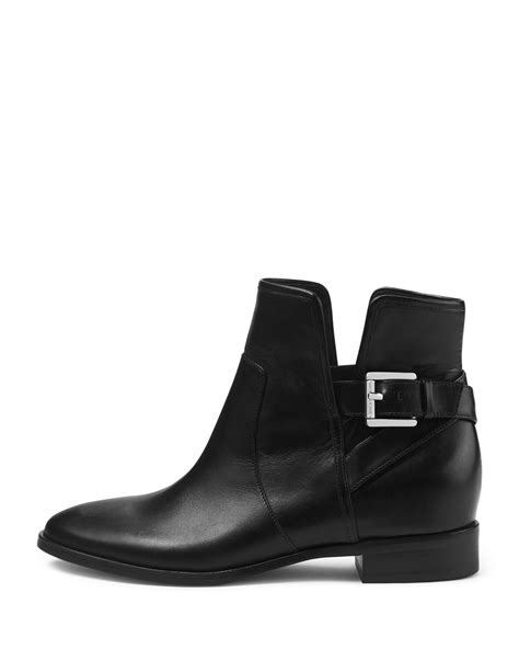 michael kors salem leather booties